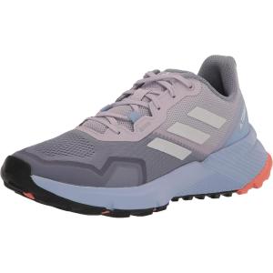 imageadidas Mens Terrex Soulstride Trail Running ShoesSilver VioletCrystal WhiteCoral Fusion