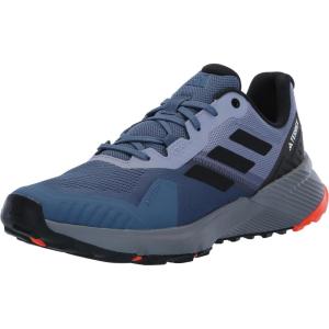 imageadidas Mens Terrex Soulstride Trail Running ShoesWonder SteelBlackImpact Orange