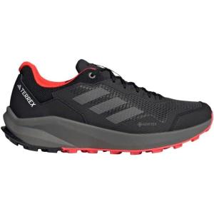 imageadidas Mens Terrex Trailrider Gore Tex Trail Running ShoesBlackGreySolar Red