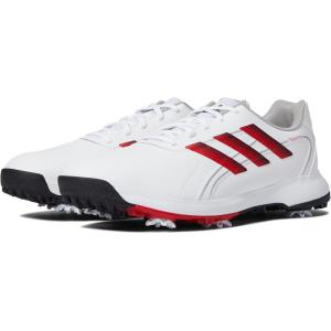 imageadidas Mens Traxion Lite Max Wide Golf ShoeFootwear WhiteCore BlackVivid Red