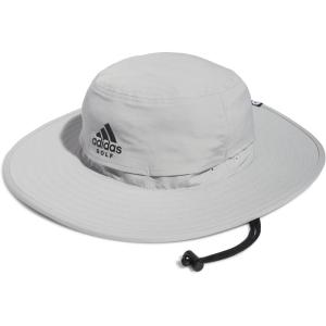 imageadidas Mens UPF Wide Brim Golf HatGrey Two