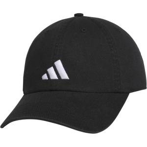 imageadidas Mens Ultimate Hat Relaxed Crown Adjustable Fit Strapback Cotton Baseball CapBlackWhite30