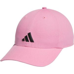 imageadidas Mens Ultimate Hat Relaxed Crown Adjustable Fit Strapback Cotton Baseball CapBliss PinkBlackSoccer