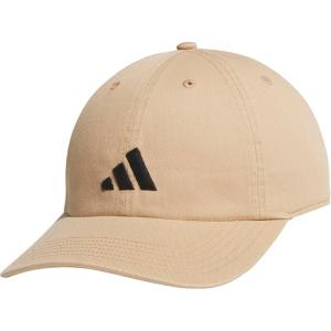 imageadidas Mens Ultimate Hat Relaxed Crown Adjustable Fit Strapback Cotton Baseball CapWarm Sandstone BeigeBlack30