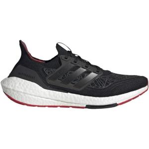 imageadidas Mens Ultraboost 21 Running ShoeCore BlackCore BlackScarlet
