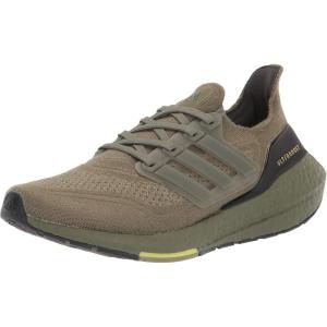 imageadidas Mens Ultraboost 21 Running ShoeFocus OliveFocus OliveAcid Yellow