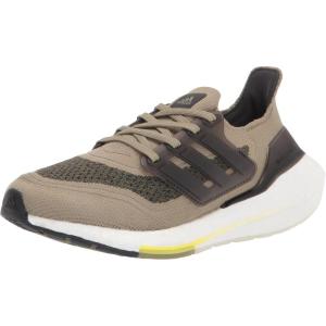 imageadidas Mens Ultraboost 21 Running ShoeOrbit GreenBlackAcid Yellow