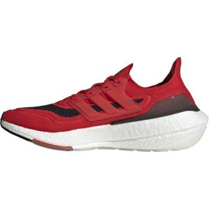 imageadidas Mens Ultraboost 21 Running ShoeVivid RedSolar RedBlack