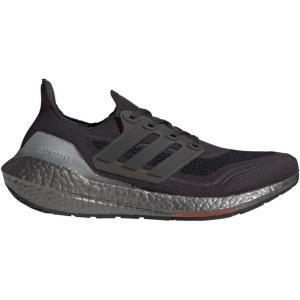 imageadidas Mens Ultraboost21 Running ShoesCarbonCarbonSolar Red