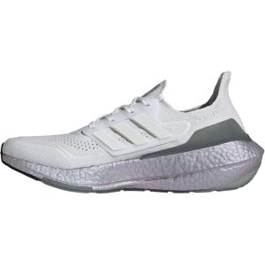 imageadidas Mens Ultraboost21 Running ShoesCrystal WhiteCrystal WhiteHazy Green