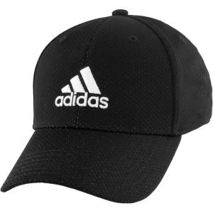 imageadidas Mens Zags 20 Structured Mid Crown AFlex Stretch Fit HatBlack