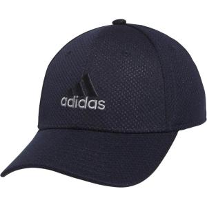 imageadidas Mens Zags 20 Structured Mid Crown AFlex Stretch Fit HatDark Indigo Blue