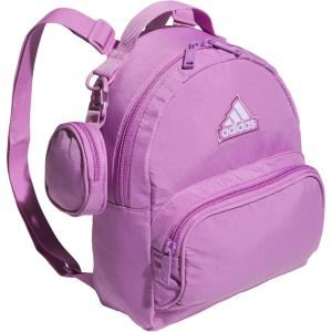 imageadidas Mini Backpack for Women  Small Bag for Travel Gym Festival ampamp More BlackWhite One SizePreloved Purple