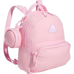 imageadidas Mini Backpack for Women  Small Bag for Travel Gym Festival ampamp More BlackWhite One SizeTrue Pink