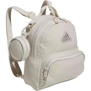 imageadidas Mini Backpack for Women  Small Bag for Travel Gym Festival ampamp More BlackWhite One SizeWonder Alumina GreyPutty Beige