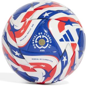 imageadidas Mini Soccer BallWhitePower BlueDark BlueLucid Red
