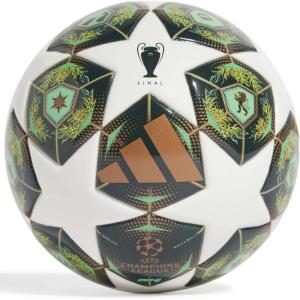 imageadidas Mini Soccer BallWhiteShadow GreenSolar Slime