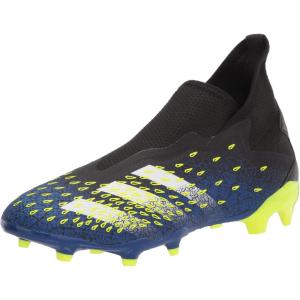 imageadidas Predator Freak 3 Laceless Firm Ground Soccer Shoe MensBlackWhiteSolar Yellow
