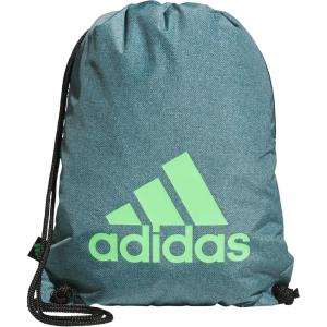 imageadidas Ready Sackpack Drawstring Backpack for Women and Men Lightweight Small Gym Bag BlackGold Metallic One SizeTwill Preloved TealLime Burst Green