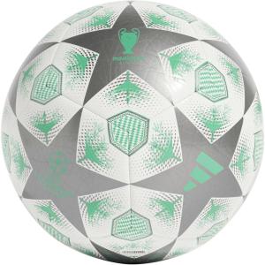 imageadidas UEFA Champions League Soccer BallIron MetallicWhiteGreen