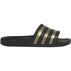 imageadidas Unisex Adult Adilette Aqua SlideBlackGold MetallicBlack