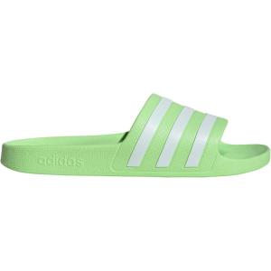 imageadidas Unisex Adult Adilette Aqua SlideGreen SparkWhiteGreen Spark