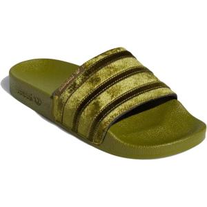 imageadidas Unisex Adult Adilette Aqua SlideOrbit GreenOrbit GreenGold Metallic