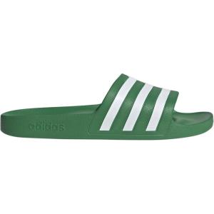 imageadidas Unisex Adult Adilette Aqua SlidePreloved GreenWhitePreloved Green