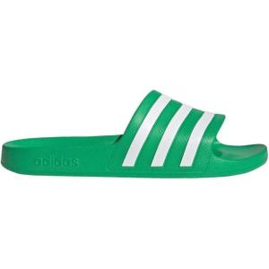 imageadidas Unisex Adult Adilette Aqua SlideVivid GreenWhiteVivid Green