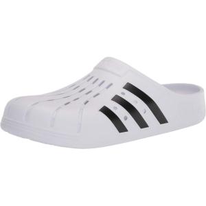imageadidas Unisex Adult Adilette Clog Slide SandalFootwear WhiteCore BlackFootwear White