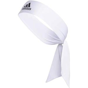 imageadidas Unisex Alphaskin Tie Workout Headband for Women and Men Mesh MoistureWicking Sports Headbands for Girls and BoysWhiteBlack