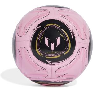 imageadidas Unisex Messi Club Soccer BallLight PinkBlackDark Football Gold
