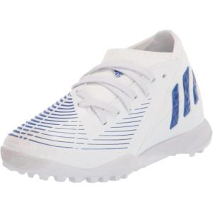 imageadidas Unisex Predator Edge3 Indoor Soccer Shoe  Kids Soccer CleatWhiteBlueWhite