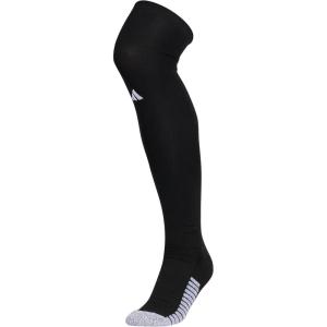 imageadidas Unisex adizero Football Socks 1 pair cushioned overtheknee long fit for men womenBlackWhite  20