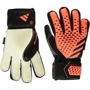 imageadidas UnisexAdult Match Fingersave Predator Goalie GlovesSolar OrangeBlackBlack