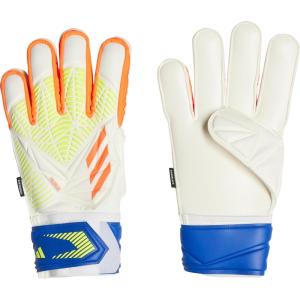 imageadidas UnisexAdult Match Fingersave Predator Goalie GlovesWhiteSolar RedBright Cyan