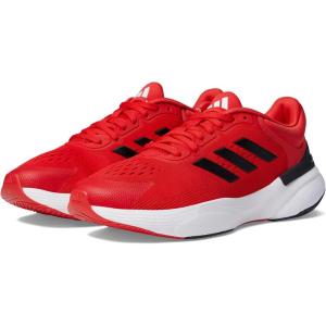 imageadidas Unisexs Response Super 30 Running ShoesVivid RedBlackCarbon