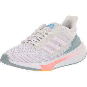 imageadidas Womens Eq21 Run ShoeDash GreyAlmost PinkAcid Red