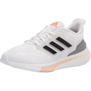 imageadidas Womens Eq21 Run ShoeWhiteBlackIron Metallic