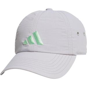 imageadidas Womens Influencer 3 Relaxed Strapback Adjustable Fit HatGrey TwoSemi Green Spark