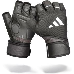 imageadidas Wrist Wrap Training ampamp Weightlifting Gloves Fingerless Workout GlovesMedium