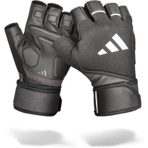 imageadidas Wrist Wrap Training ampamp Weightlifting Gloves Fingerless Workout GlovesXLarge