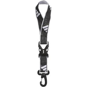 imageadidas unisexadult Lanyard for Keys Id Badge Holder Keychain With Breakaway Buckle20 Black  Wrist