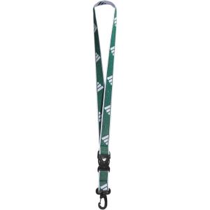 imageadidas unisexadult Lanyard for Keys Id Badge Holder Keychain With Breakaway Buckle20 Dark Green