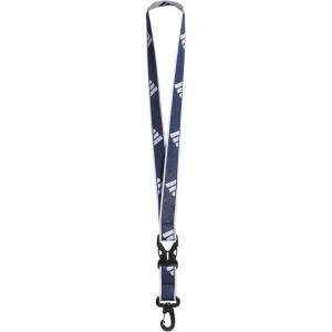 imageadidas unisexadult Lanyard for Keys Id Badge Holder Keychain With Breakaway Buckle20 Navy Blue
