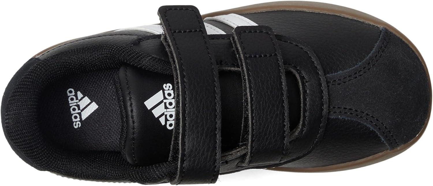 imageAdidas BabyBoys Vl Court 30 Hook ampamp Loop SneakerBlackWhiteWhite