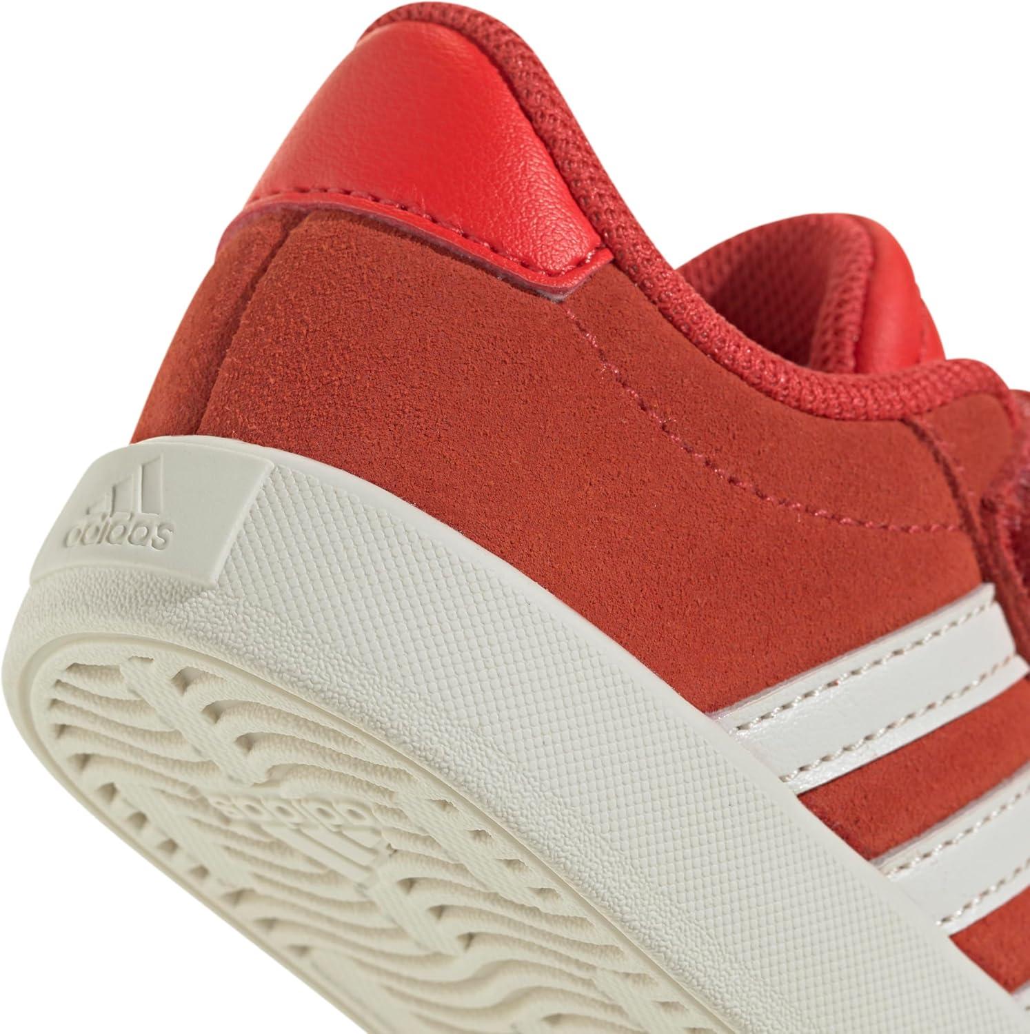 imageAdidas BabyBoys Vl Court 30 Hook ampamp Loop SneakerBright RedWhiteOff White