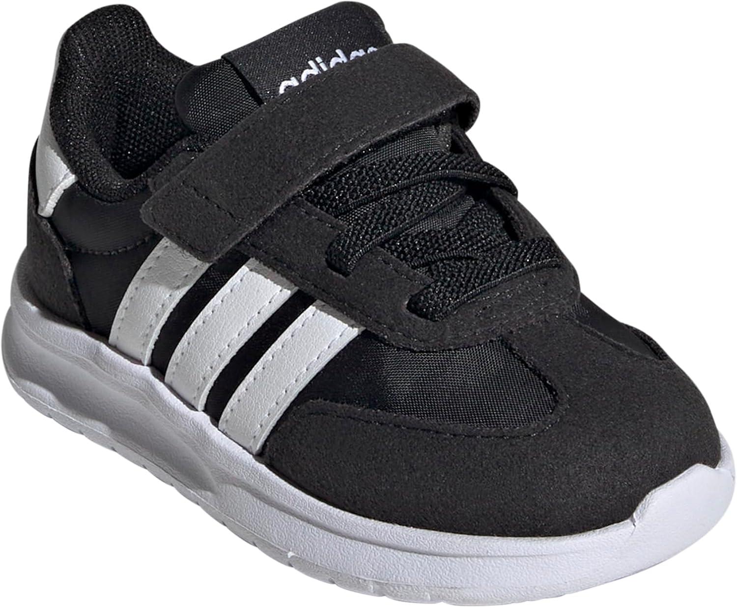 imageadidas Baby Boys Run 70s 20 SneakersBlackWhiteBlack
