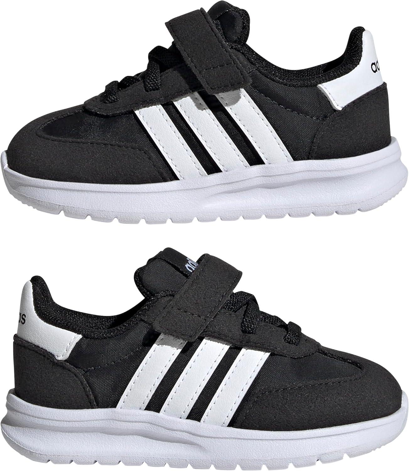 imageadidas Baby Boys Run 70s 20 SneakersBlackWhiteBlack