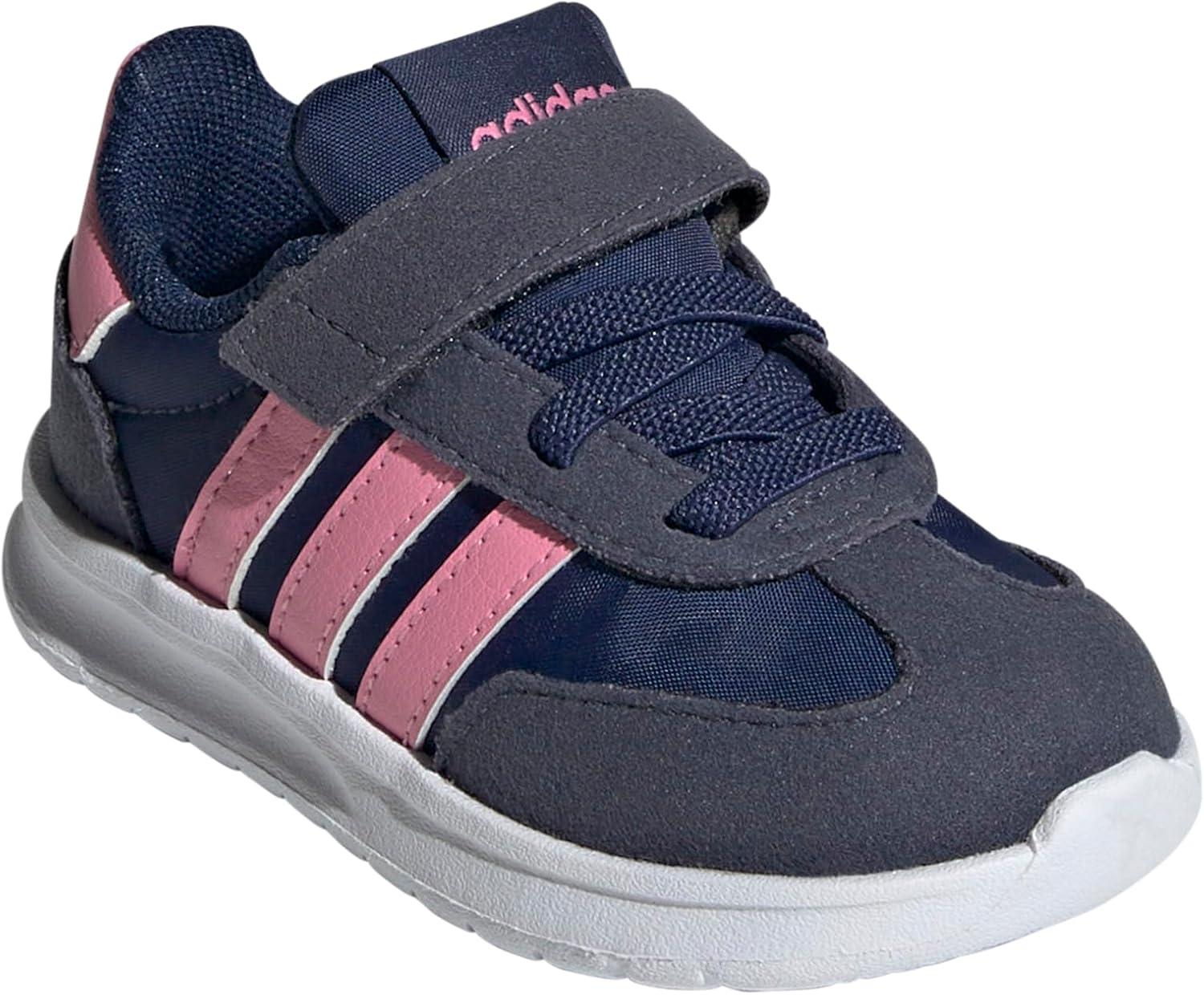 imageadidas Baby Boys Run 70s 20 SneakersDark BlueBliss PinkShadow Navy